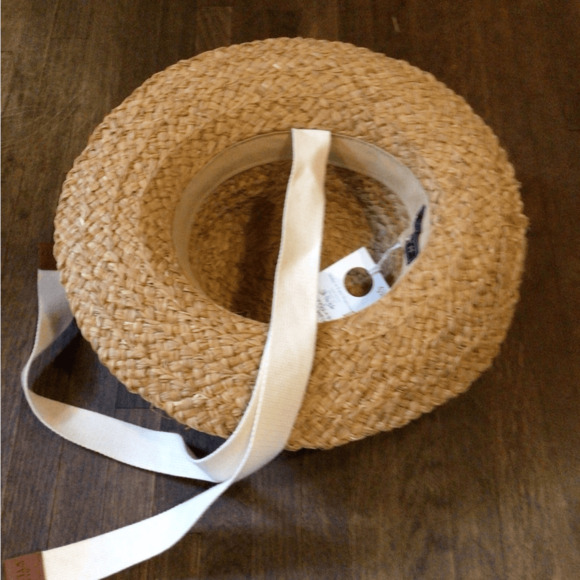 NEW! Rare Wyeth bucket chin straw hat main image 4